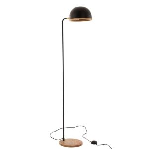 STANDING LAMP EVY IRON/WOOD BLACK/NATURAL