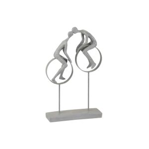 COUPLE ON CIRCLES POLY GREY