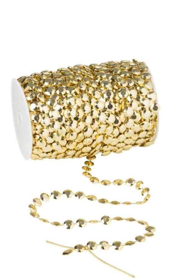GARLAND ROLL 30M PS GOLD COLORED