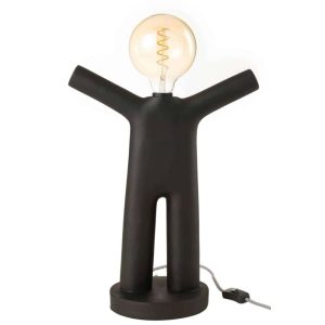 LAMP P'TIT MAURICE POLY BLACK