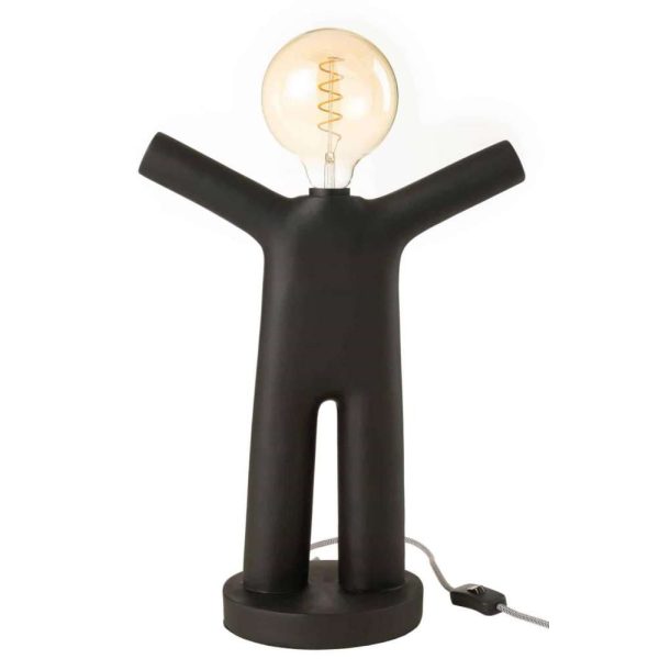 LAMP P'TIT MAURICE POLY BLACK