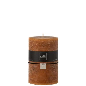 CYLINDER CANDLE  CARAMEL XL 95H