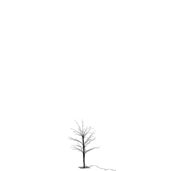 TREE BARE+LED METAL BLACK SMALL