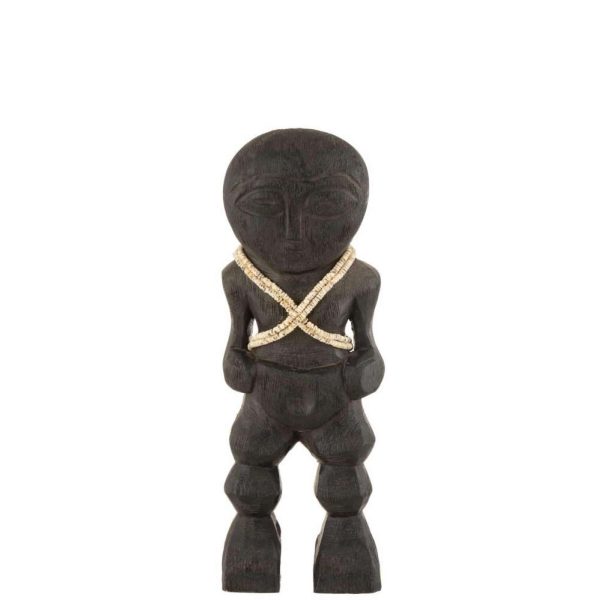 FIGURE TAKWIMU MANGO WOOD BLACK SMALL