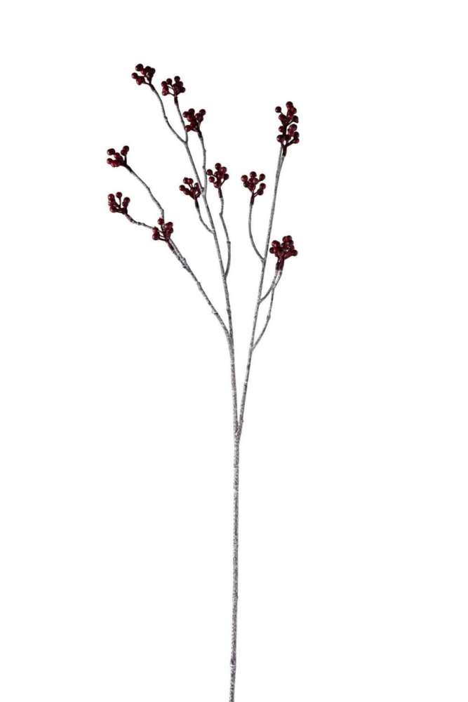 BRANCH BERRIES PLASTIC RED/BROWN