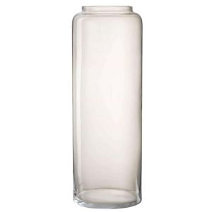 VASE RIGHT LONG GLASS TRANSPARANT XL