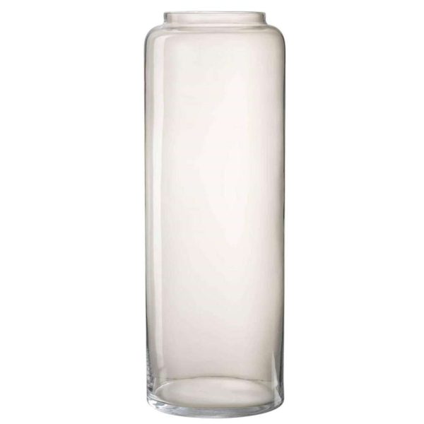 VASE RIGHT LONG GLASS TRANSPARANT XL