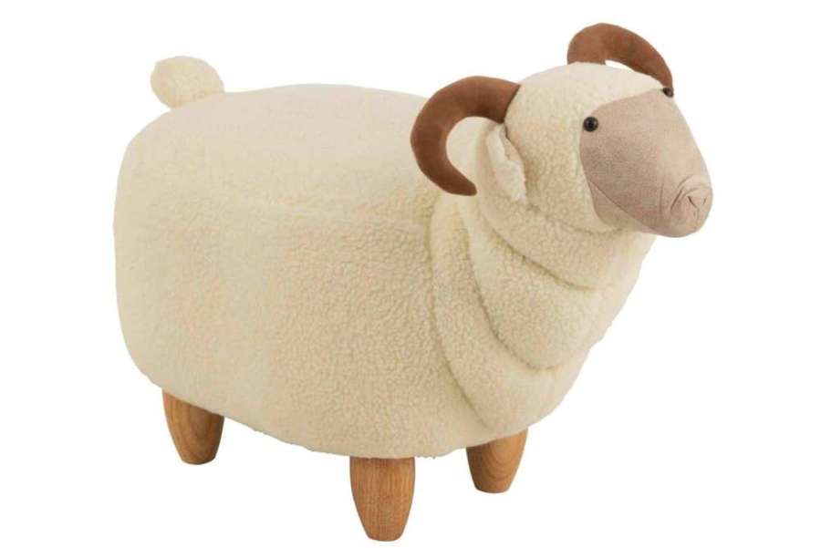 CHAIR FOR CHILD RAM WOOD/TEXTILE WHITE