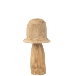 MUSHROOM BELL TOP NATURAL LARGE