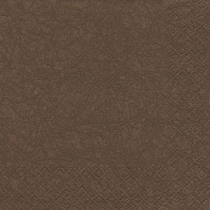 Serviett brun 33X33Cm