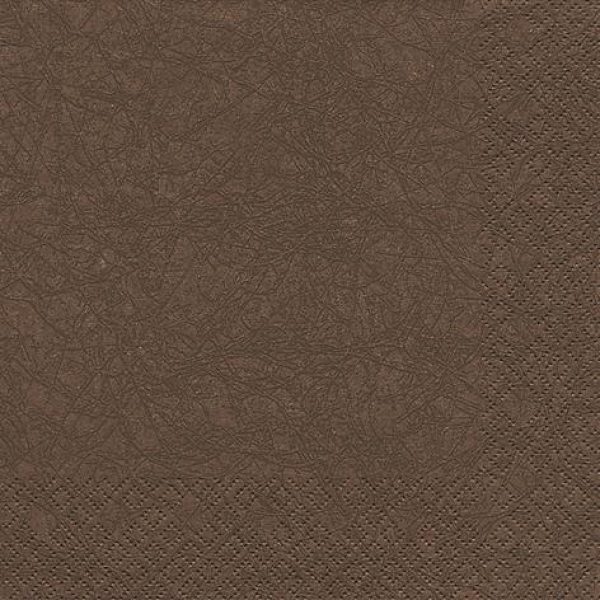 Serviett brun 33X33Cm
