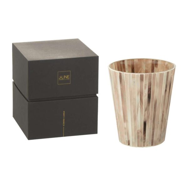 SCENTED CANDLE NOA TENDER ROSE PINK LARGE-75HOURS
