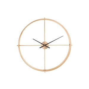 CLOCK ROUND METAL GOLD SMALL