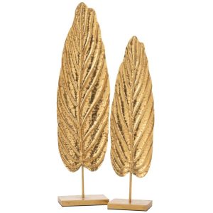 SET OF 2 TREES FORE METAL GOLD