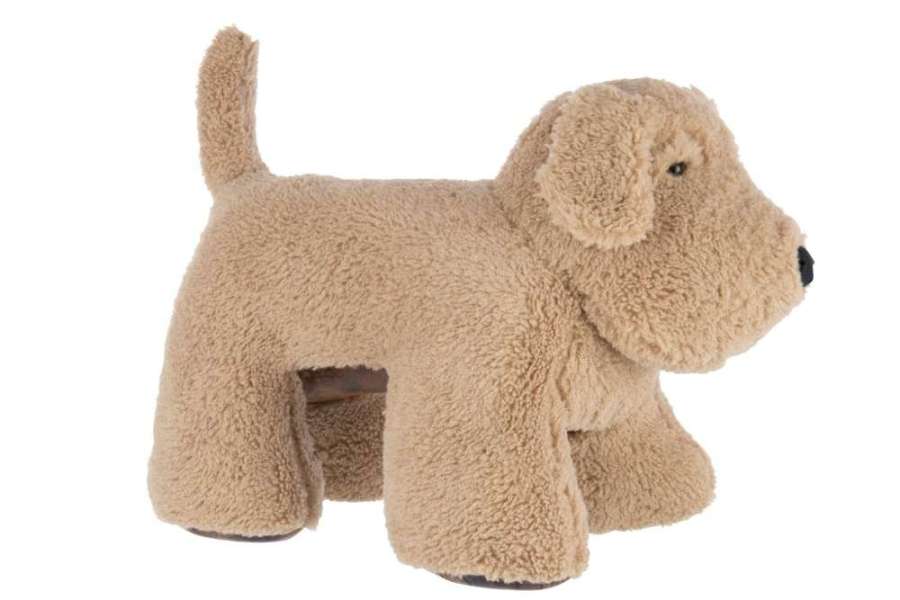 DOORSTOP DOG POLYESTER BEIGE