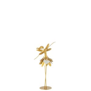 FAIRY HEART LABEL METAL GOLD SMALL