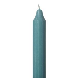 Kronelys Rustikk 2,2X30Cm 33 Turkis