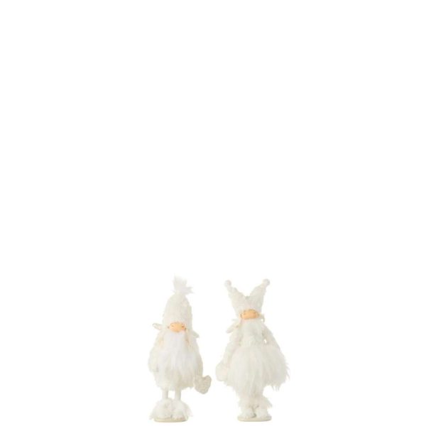 ANGEL HEART TEXTILE WHITE SMALL ASSORTMENT OF 2
