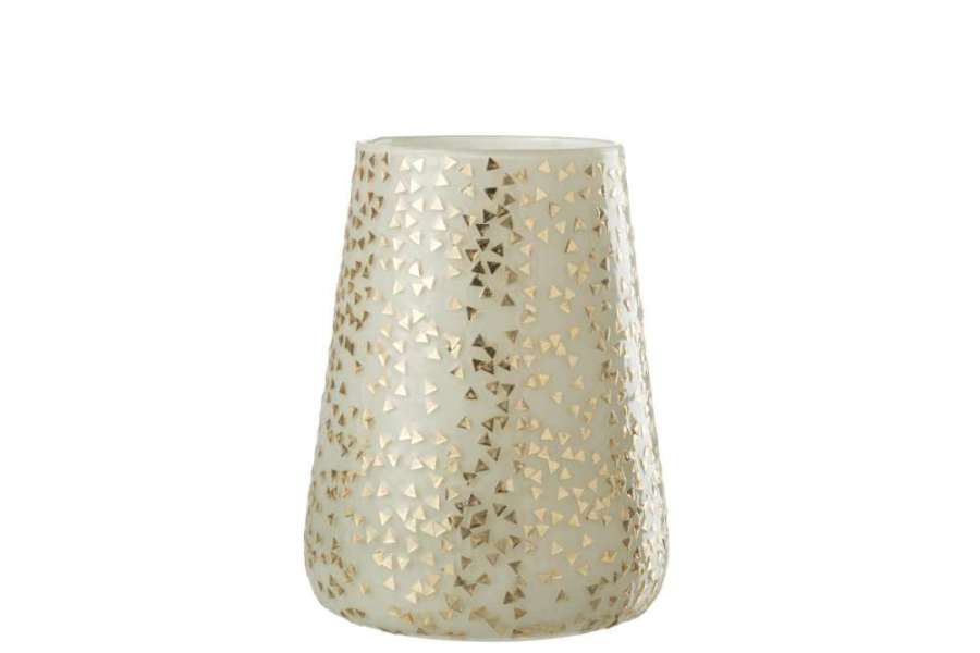 HURRICANE TRIANGLE GLASS WHITE/GOLD EXTRA LARGE