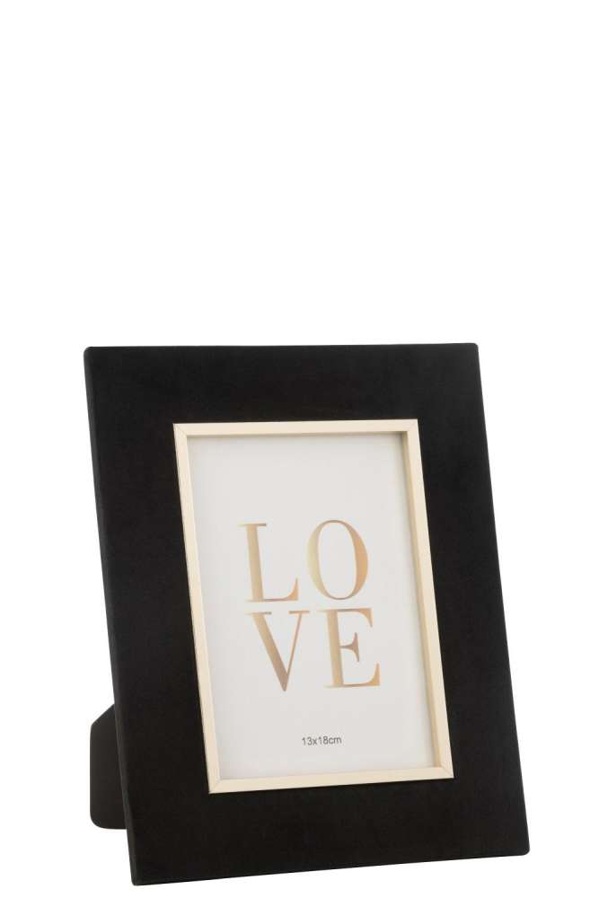 PHOTO FRAME DITA VELVET BLACK MEDIUM