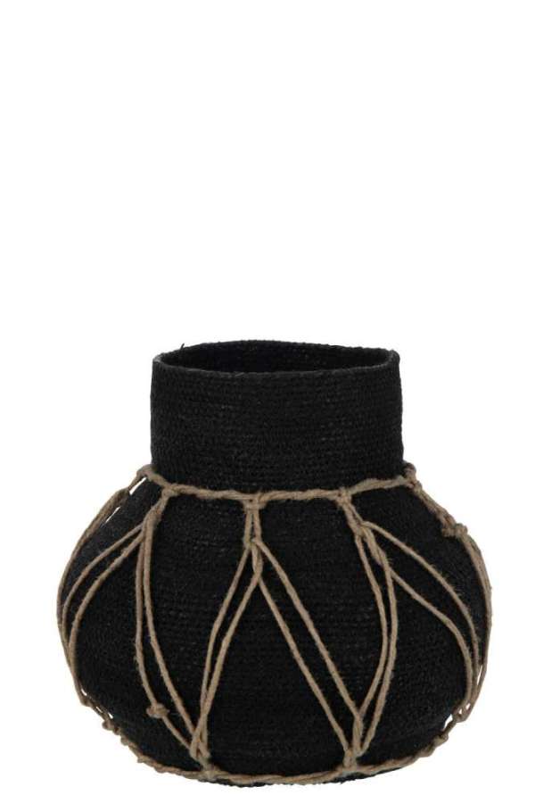 POT MARIE SEAGRASS NOIR