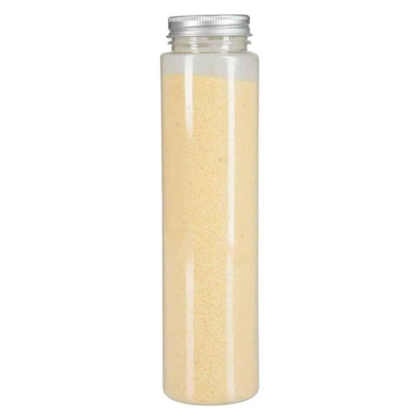 DECORATIVE SAND 600GR IN BOTTLE LIGHT YELLOW 5,5X21CM