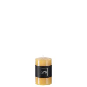 CYLINDER CANDLE OCHRE  S18H