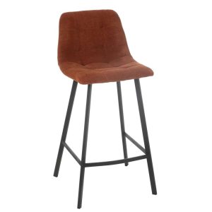 BAR CHAIR KENT METAL/POLYESTER RUST