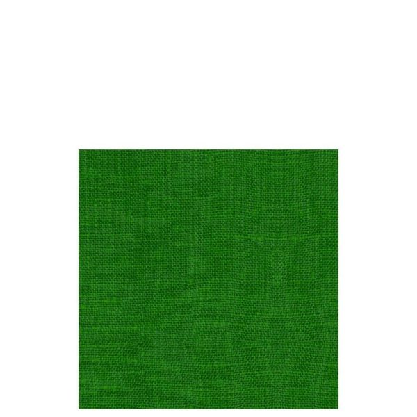 PACK 12 NAPKINS TEXTILE TOUCH MOTIVE PAPER GREEN LARGE