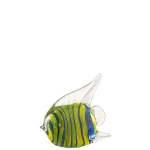 ANGELFISH GLASS BLUE/YELLOW