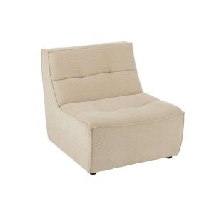 SOFA GRID POPLAR WOOD/FOAM BEIGE