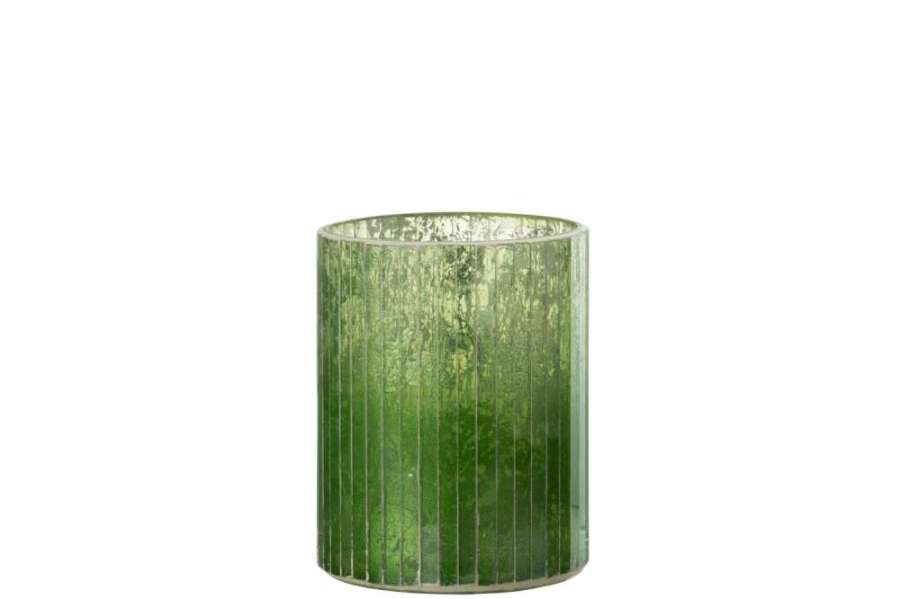 HURRICANE STRIPES GLASS GREEN MEDIUM