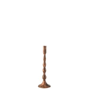 CANDLE HOLDER SHA METAL COPPER MEDIUM