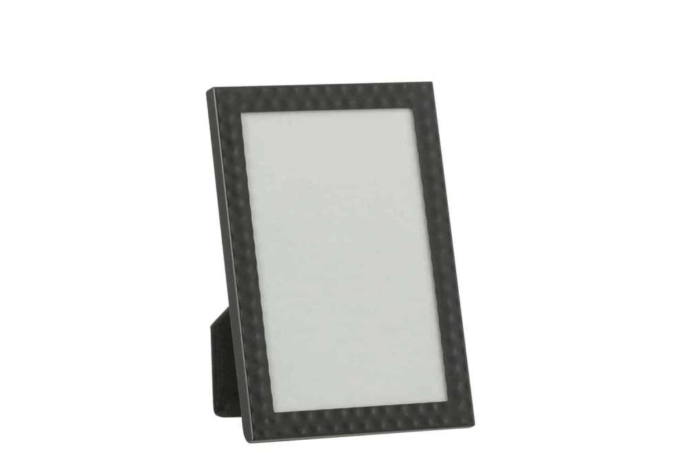 PHOTO FRAME HAMMERED BORDER 15X20 METAL BLACK LARGE