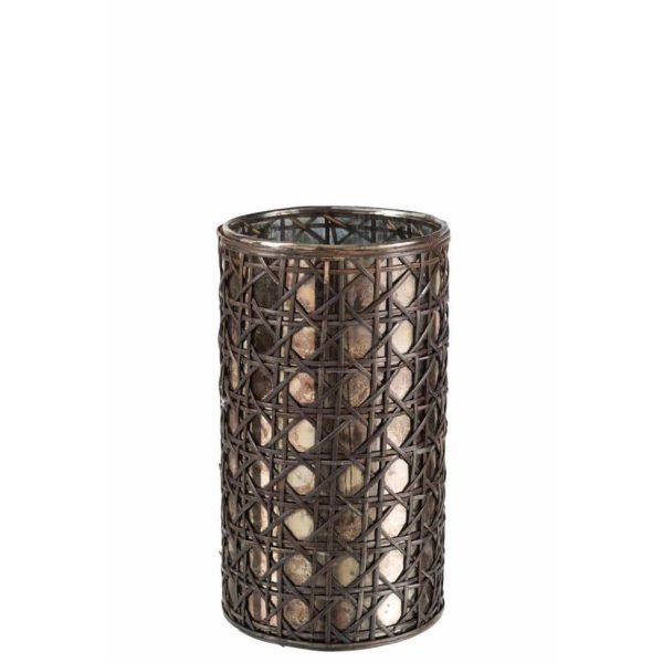 HURRICANE REED GLASS BROWN LARGE