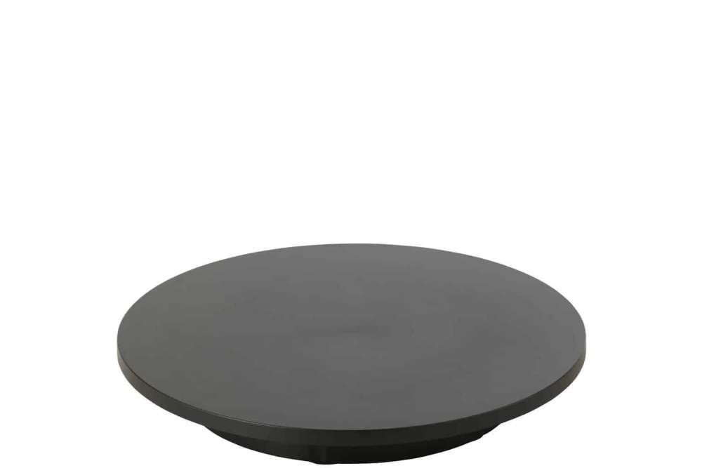 ROTATING BASE ROUND 100KG PLASTIC BLACK SMALL