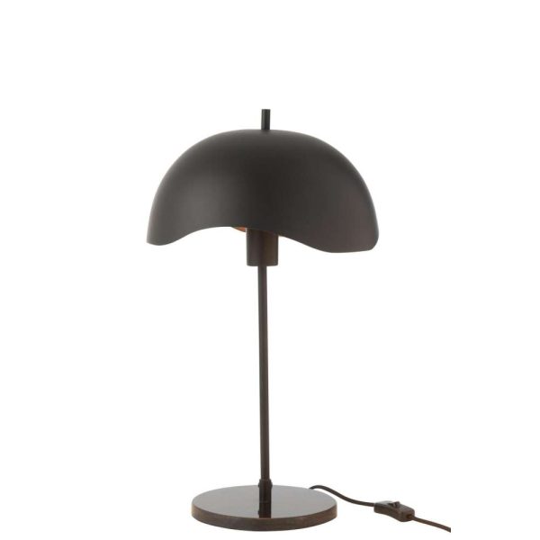 TABLE LAMP METAL/MARBLE BLACK