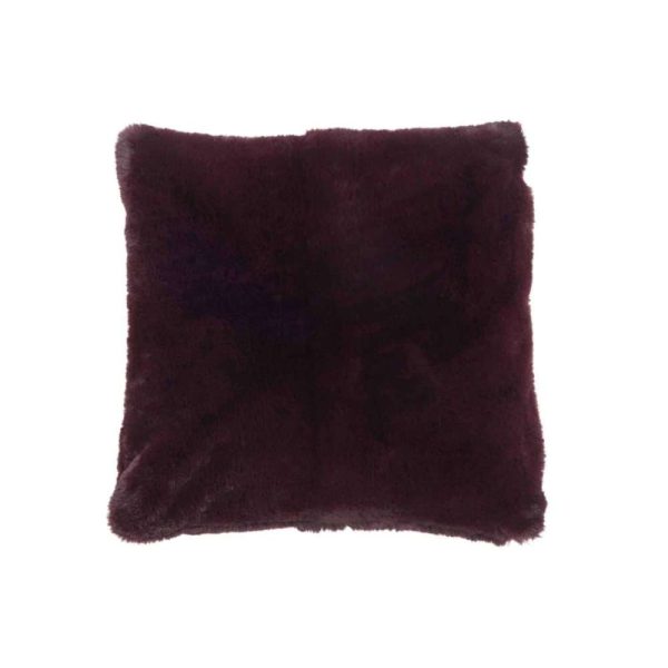 CUSHION CUTIE POLYESTER DARK RED