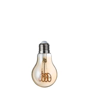 LEDLAMP A19 AMBER  4 LOOPS E27