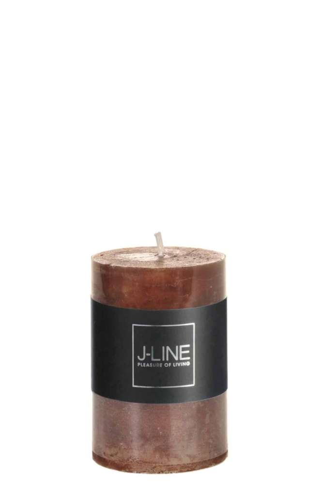 CYL. CANDLE BROWN S18H