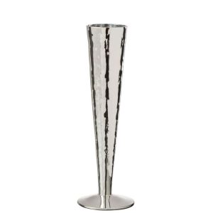CHAMPAGNE GLASS IRREGULAR GLASS SILVER