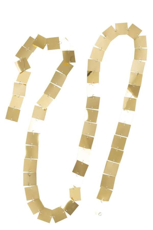 GARLAND  SQUARE PVC GOLD COLORED