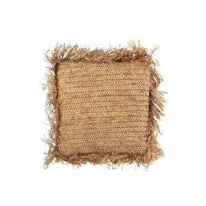 CUSHION SQUARE RAFFIA NATURAL SMALL