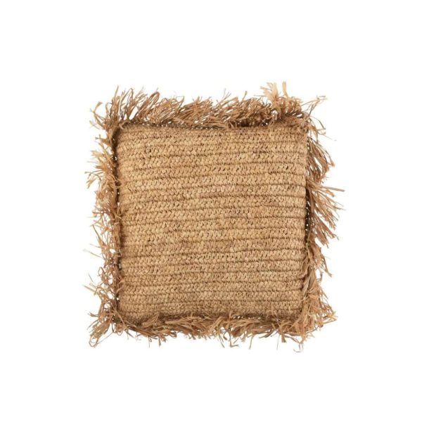 CUSHION SQUARE RAFFIA NATURAL SMALL