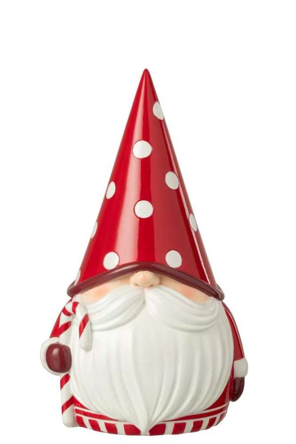 SANTA CLAUS DOTS LIMEPOWDER CHRISTMAS RED/WHITE