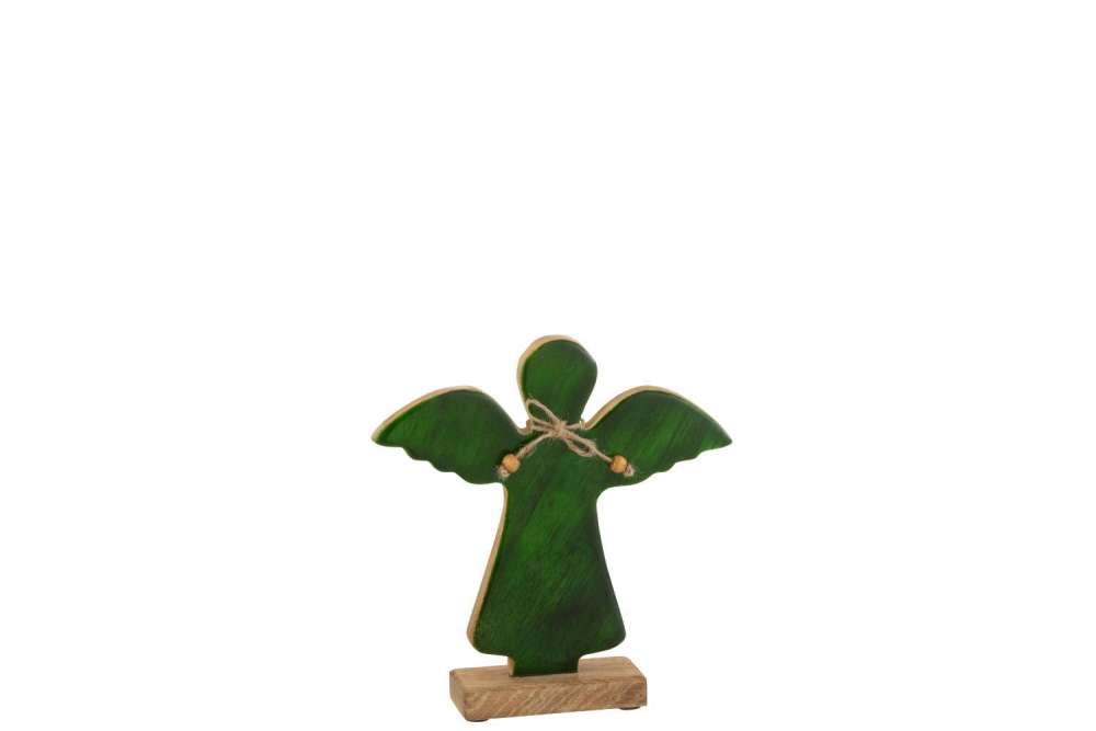 ANGEL ON FOOT VARNISHED GREEN MEDIUM