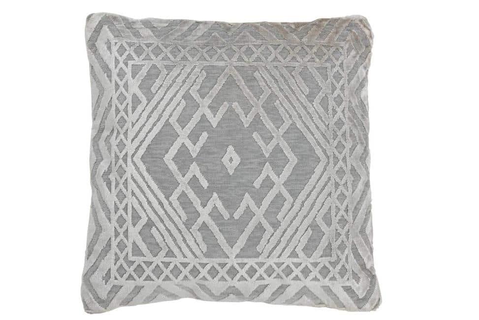 CUSHION VENDE POLYESTER SILVER