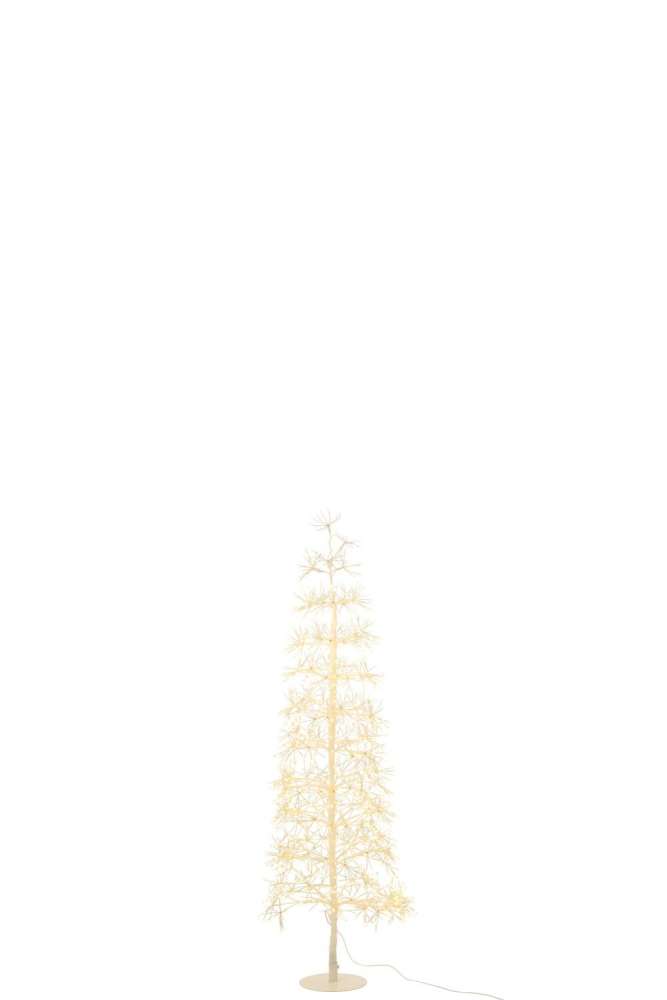 TREE LED WARM WHITE LIGHTS IRON WHITE MEDIUM
