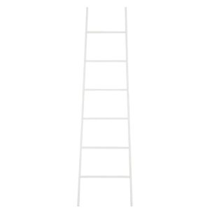LADDER 6 STEPS METAL WHITE