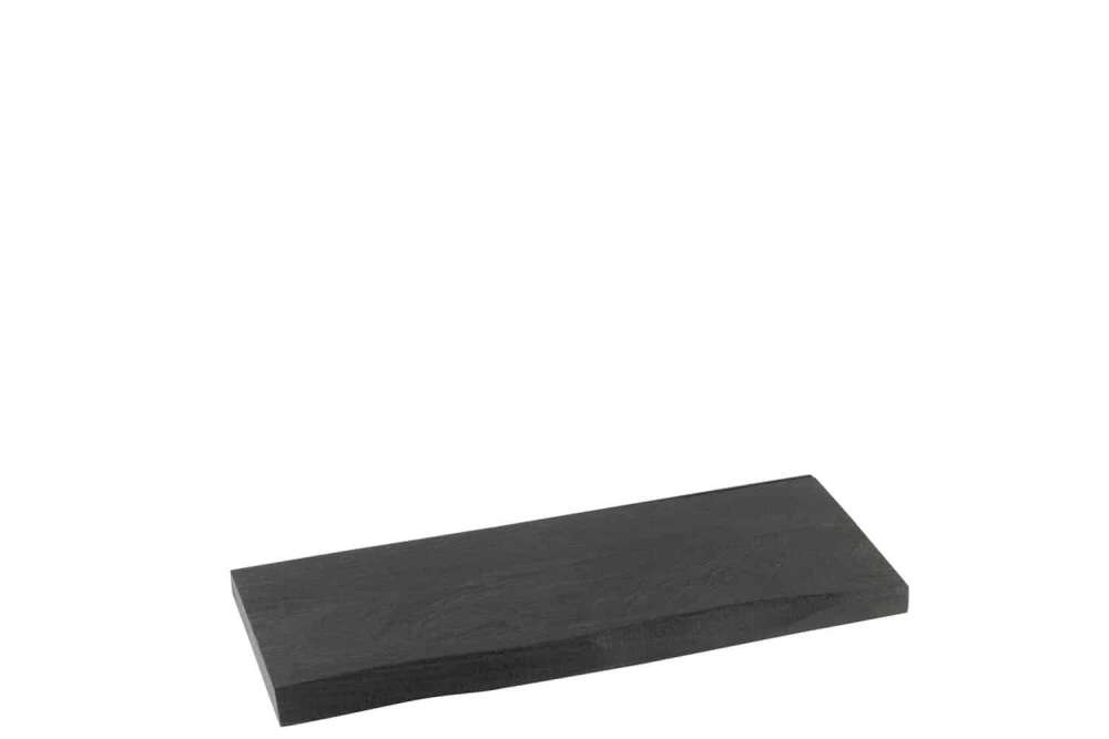 WALL SHELF GERARD MANGO WOOD BLACK SMALL